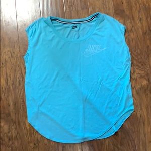 Teal Nike muscle tee